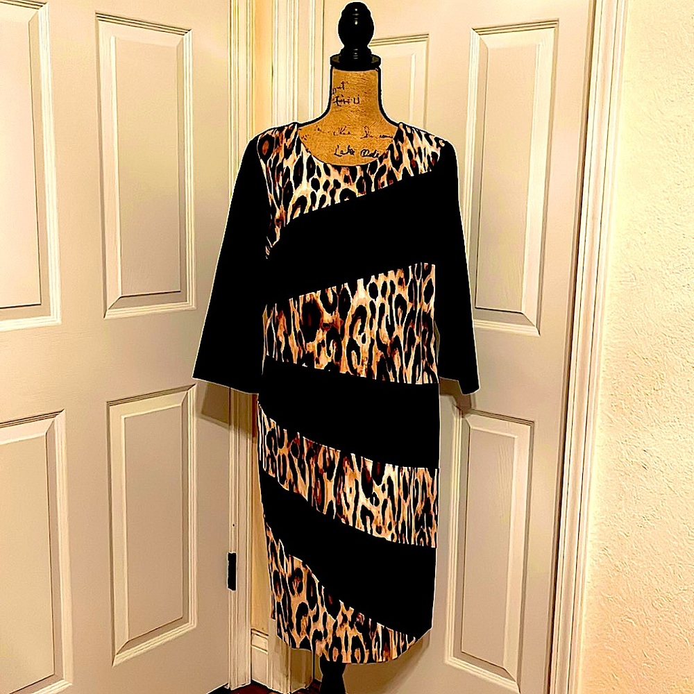 Animal print dress